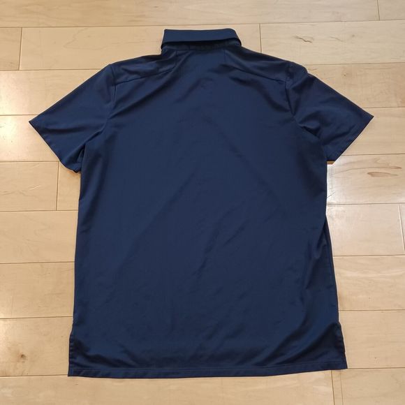 RLX Ralph Lauren Polo Shirt Mens Large Blue Golf Short Sleeve Logo Casual - Picture 4 of 6